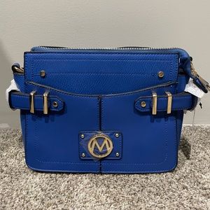 (NWT) MKF Collection Kya Crossbody Handbag - Royal Blue